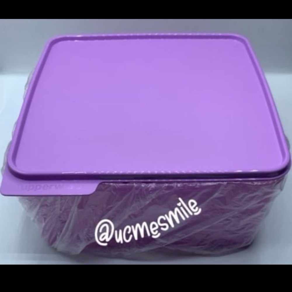 Tupperware Basic Line Fridge Tab Container 5L XLarge Kitchen in Lilac - Picture 4 of 4